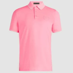 G/FORE Circle G's Embossed Tech Jersey Banded Sleeve Polo- Polos & Shirts