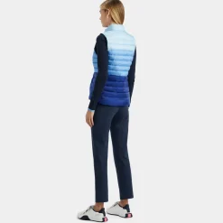 G/FORE Colour Block Lightweight Down Puffer Vest- Outerwear