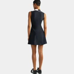G/FORE Contrast Collar Tech Nylon Quarter Zip Dress- Skorts & Dresses