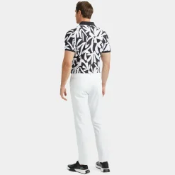 G/FORE Contrast Palm Tech Pique Modern Spread Collar Polo- Polos & Shirts