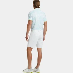 G/FORE Exploded Camo Tech Jersey Modern Spread Collar Banded Sleeve Polo- Polos & Shirts