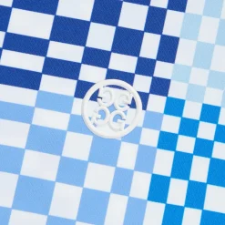 G/FORE Gradient Check Silky Tech Nylon A-Line Skort- Skorts & Dresses