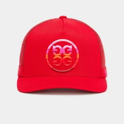 G/FORE Gradient Circle G's Cotton Twill Trucker Hat- Hats