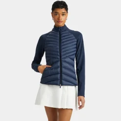 G/FORE Hybrid Quilted Tech Interlock Jacket- Outerwear