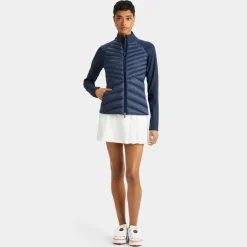 G/FORE Hybrid Quilted Tech Interlock Jacket- Outerwear