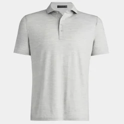 G/FORE Lightweight Technical Performance Fine Wool Modern Spread Collar Polo- Polos & Shirts