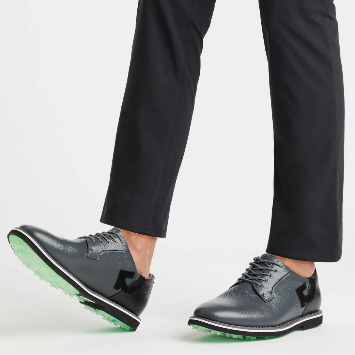 G/FORE Men's Gallivanter Pebble Leather Two Tone Golf Shoe- Gallivanter