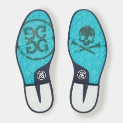 G/FORE Men's Gallivanter Pebble Leather Saddle Golf Shoe- Gallivanter