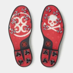 G/FORE Men's G/Lock Gallivanter Pebble Leather Saddle Golf Shoe- Gallivanter