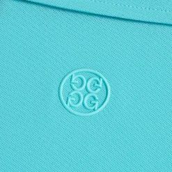 G/FORE Rib Gusset Tech Pique Modern Spread Collar Polo- Polos & Shirts