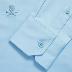 G/FORE Stretch Ice Woven Modern Spread Collar Shirt- Polos & Shirts