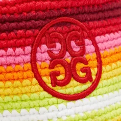 G/FORE Striped Circle G's Crochet Bucket Hat- Hats